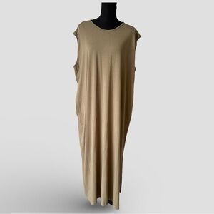 Lost in Layers Relaxed Bamboo Rayon Sleeveless Maxi Dress Handmade in Canada